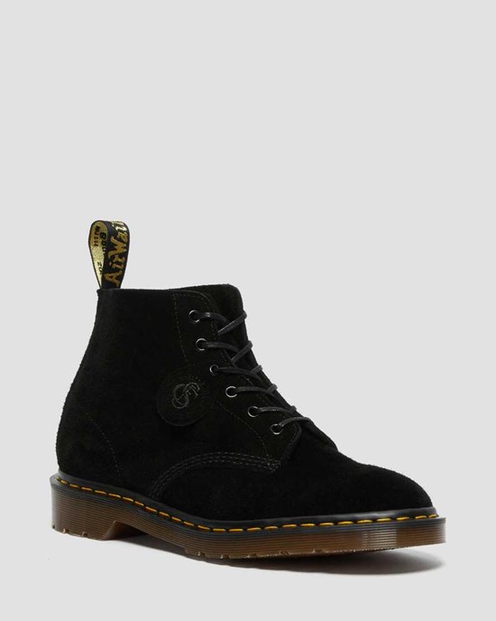 Black Desert Oasis Suede Dr Martens 101 Suede Women's Ankle Boots | 3487-HBZMQ