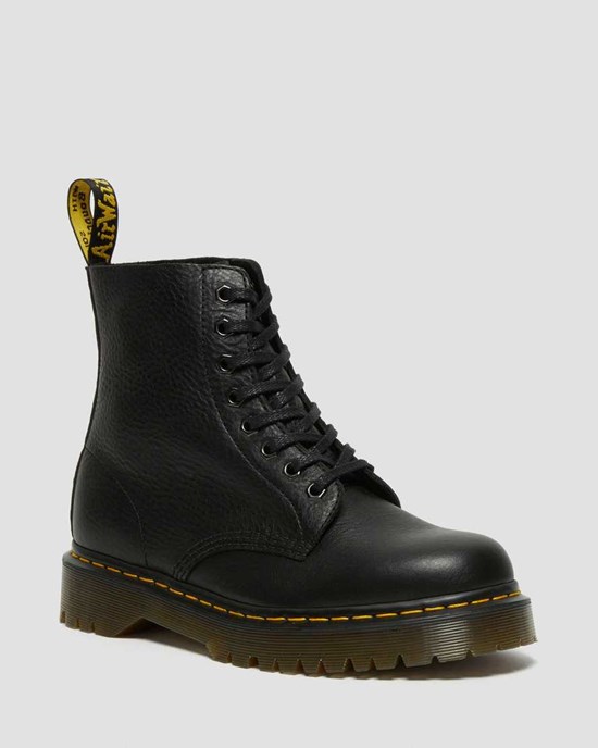 Black Inuck Dr Martens 1460 Pascal Bex Leather Women's Ankle Boots | 2805-UJMNF