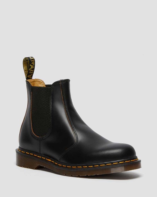 Black Quilon Dr Martens 2976 Vintage Made In England Women's Ankle Boots | 3758-YSBDJ