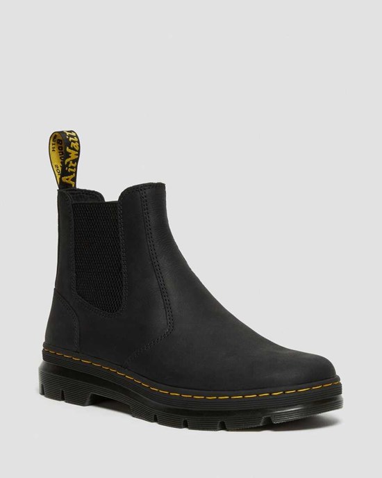 Black Wyoming Dr Martens 2976 Leather Casual Women's Ankle Boots | 6207-RNCPH