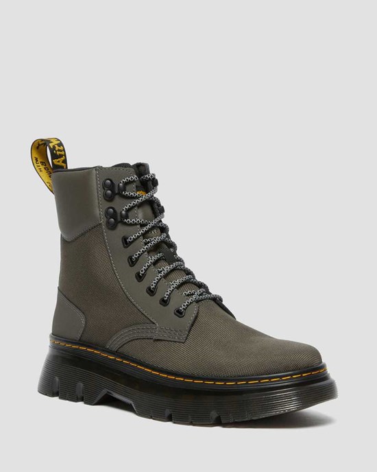 Gunmetal Dr Martens Tarik Men's Utility Boots | 0718-ADOQE