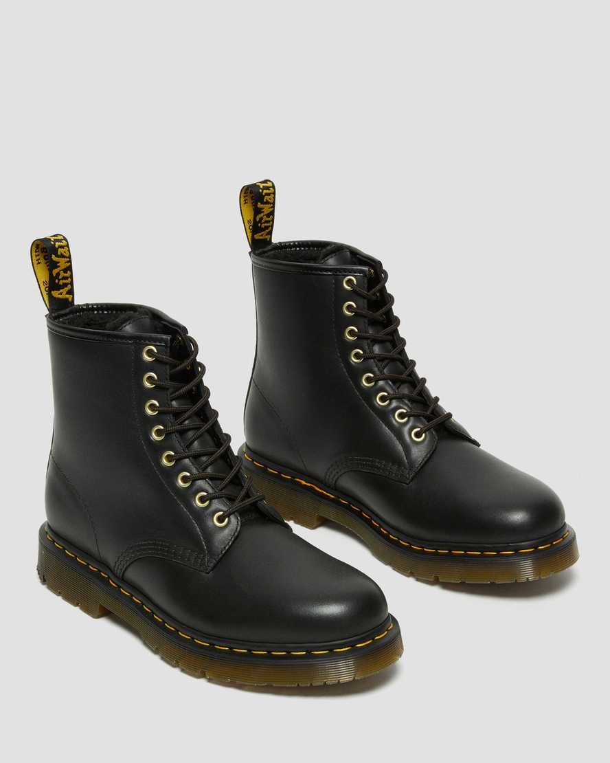 Black Blizzard Wp Dr Martens 1460 DM's Wintergrip Leather Women's Ankle Boots | 6739-IGWNV