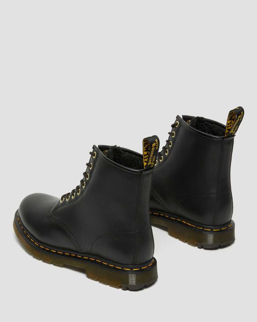 Black Blizzard Wp Dr Martens 1460 DM's Wintergrip Leather Women's Ankle Boots | 6739-IGWNV