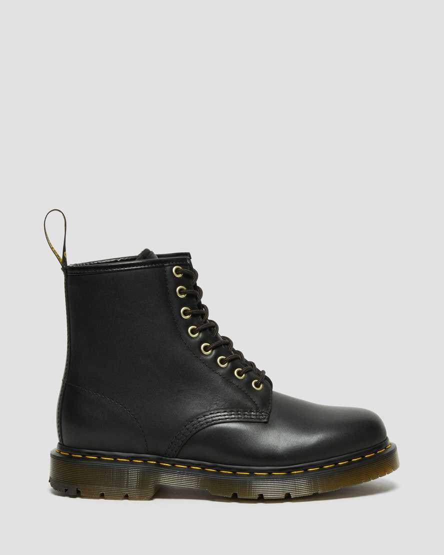 Black Blizzard Wp Dr Martens 1460 DM's Wintergrip Leather Women's Ankle Boots | 6739-IGWNV