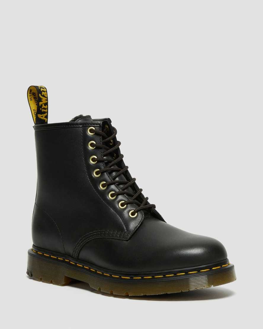 Black Blizzard Wp Dr Martens 1460 DM\'s Wintergrip Leather Women\'s Ankle Boots | 6739-IGWNV