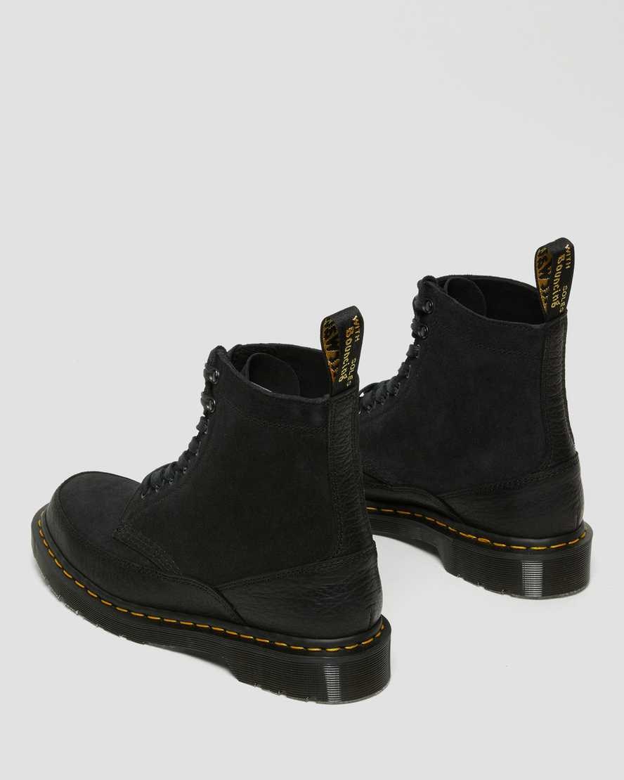 Black Durango Dr Martens 1460 Guard Made in England Leather Women's Ankle Boots | 4718-AISHL