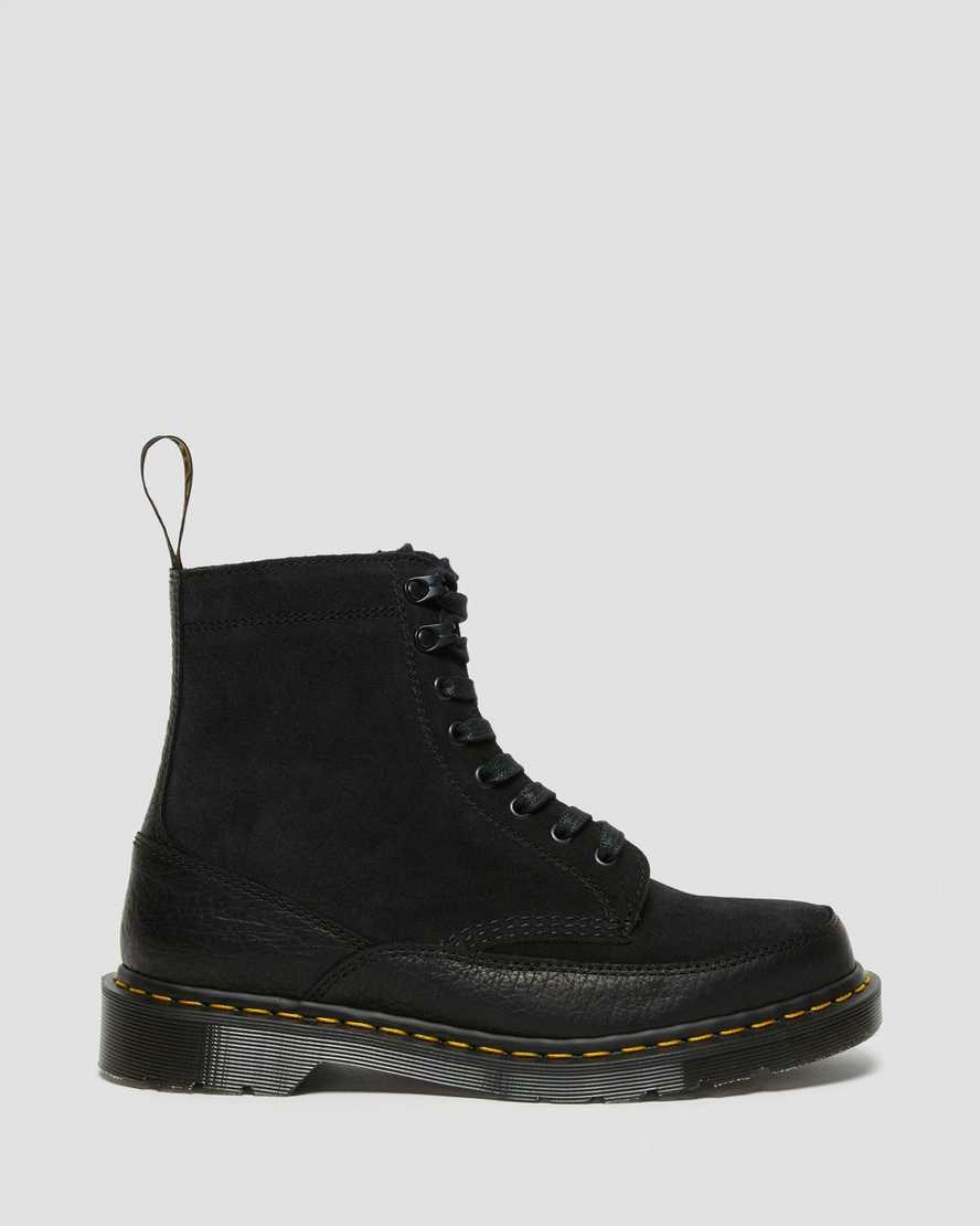 Black Durango Dr Martens 1460 Guard Made in England Leather Women's Ankle Boots | 4718-AISHL