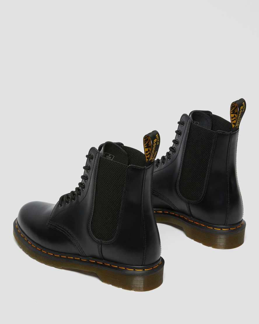 Black Smooth Leather Dr Martens 1460 Harper Smooth Leather Women's Ankle Boots | 2478-HBSXF