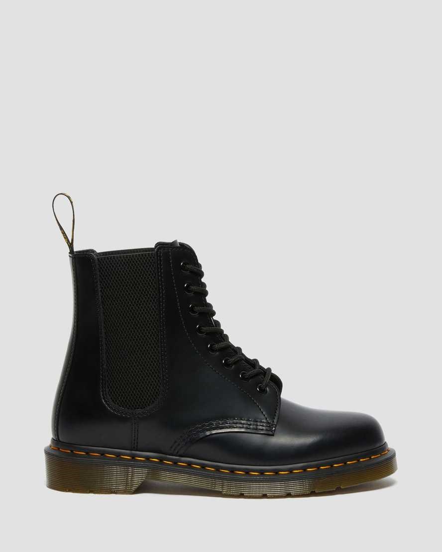 Black Smooth Leather Dr Martens 1460 Harper Smooth Leather Women's Ankle Boots | 2478-HBSXF