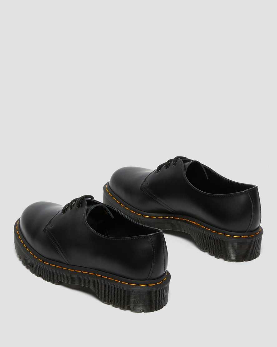 Black Smooth Leather Dr Martens 1461 Bex Smooth Leather Men's Oxford Shoes | 1920-DXYVJ