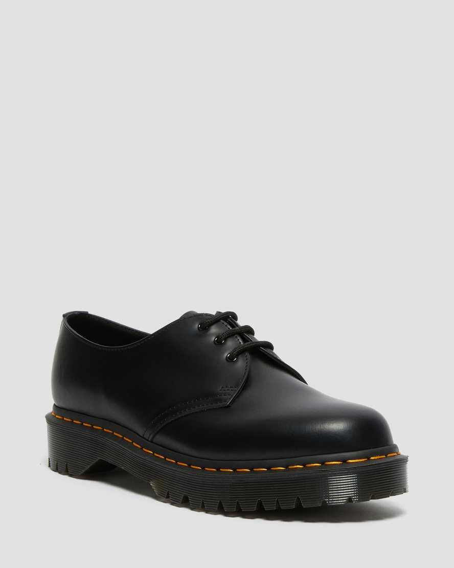 Black Smooth Leather Dr Martens 1461 Bex Smooth Leather Men\'s Oxford Shoes | 1920-DXYVJ