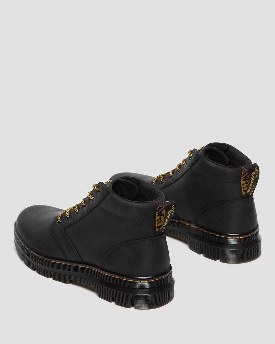 Black Wyoming Dr Martens Bonny Leather Women's Ankle Boots | 1027-MSTLD