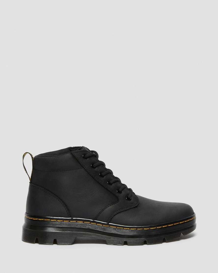 Black Wyoming Dr Martens Bonny Leather Women's Ankle Boots | 1027-MSTLD