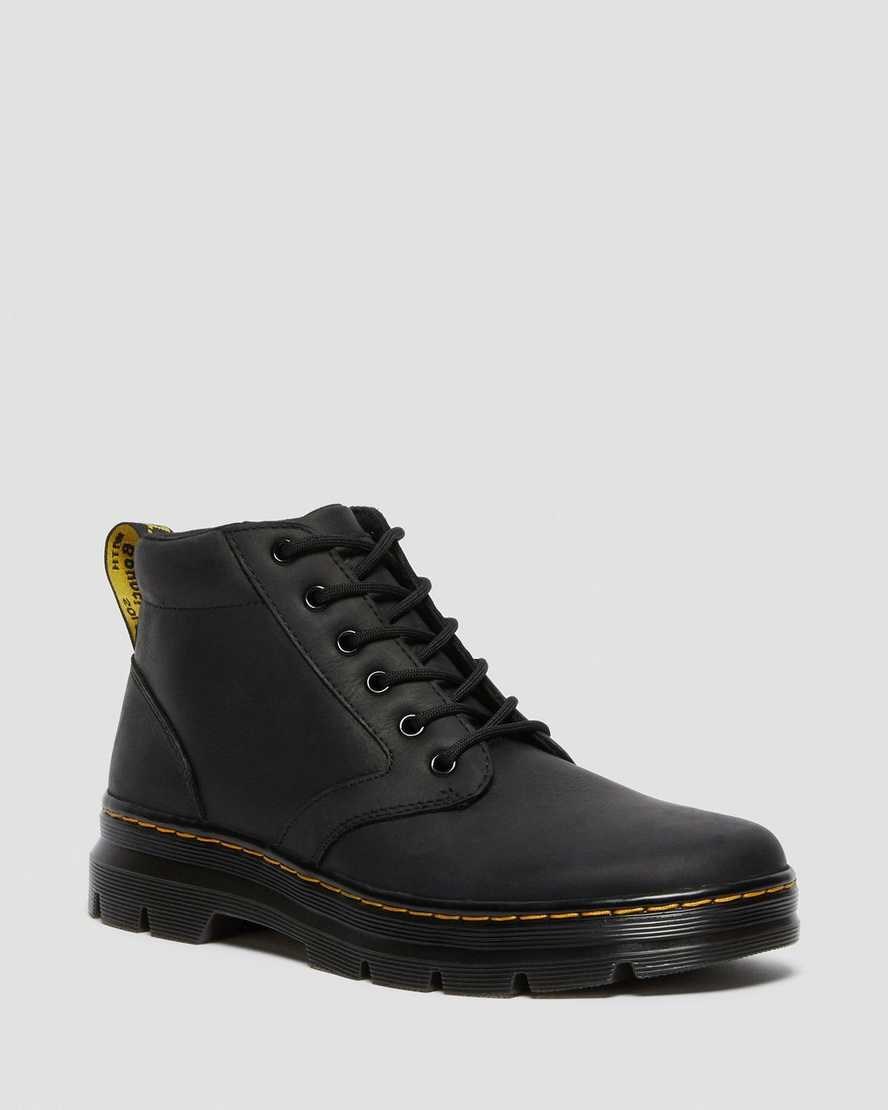 Black Wyoming Dr Martens Bonny Leather Women\'s Ankle Boots | 1027-MSTLD