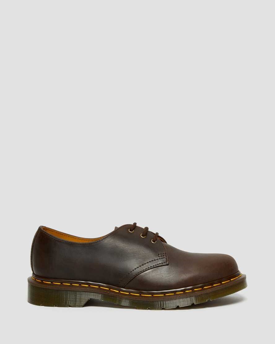 Brown Crazy Horse Leather Dr Martens 1461 Crazy Horse Leather Women's Oxford Shoes | 3692-FJQWU