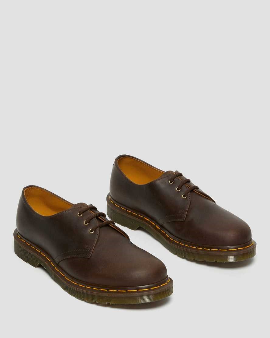 Brown Crazy Horse Leather Dr Martens 1461 Crazy Horse Leather Women's Oxford Shoes | 3692-FJQWU