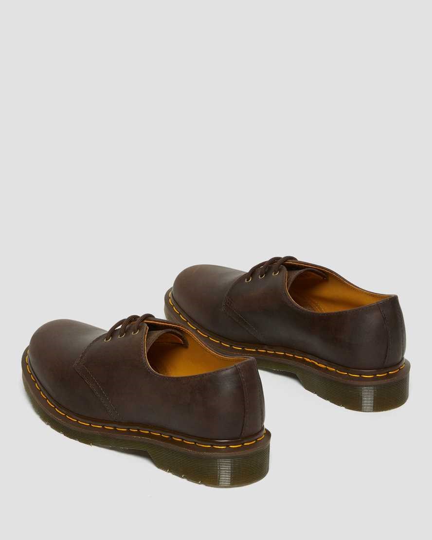 Brown Crazy Horse Leather Dr Martens 1461 Crazy Horse Leather Women's Oxford Shoes | 3692-FJQWU