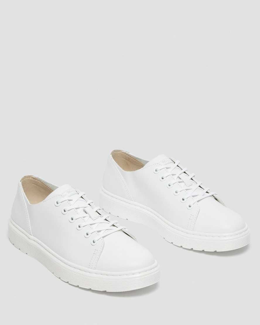 White Venice Dr Martens Dante Leather Men's Oxford Shoes | 9042-MRPQT